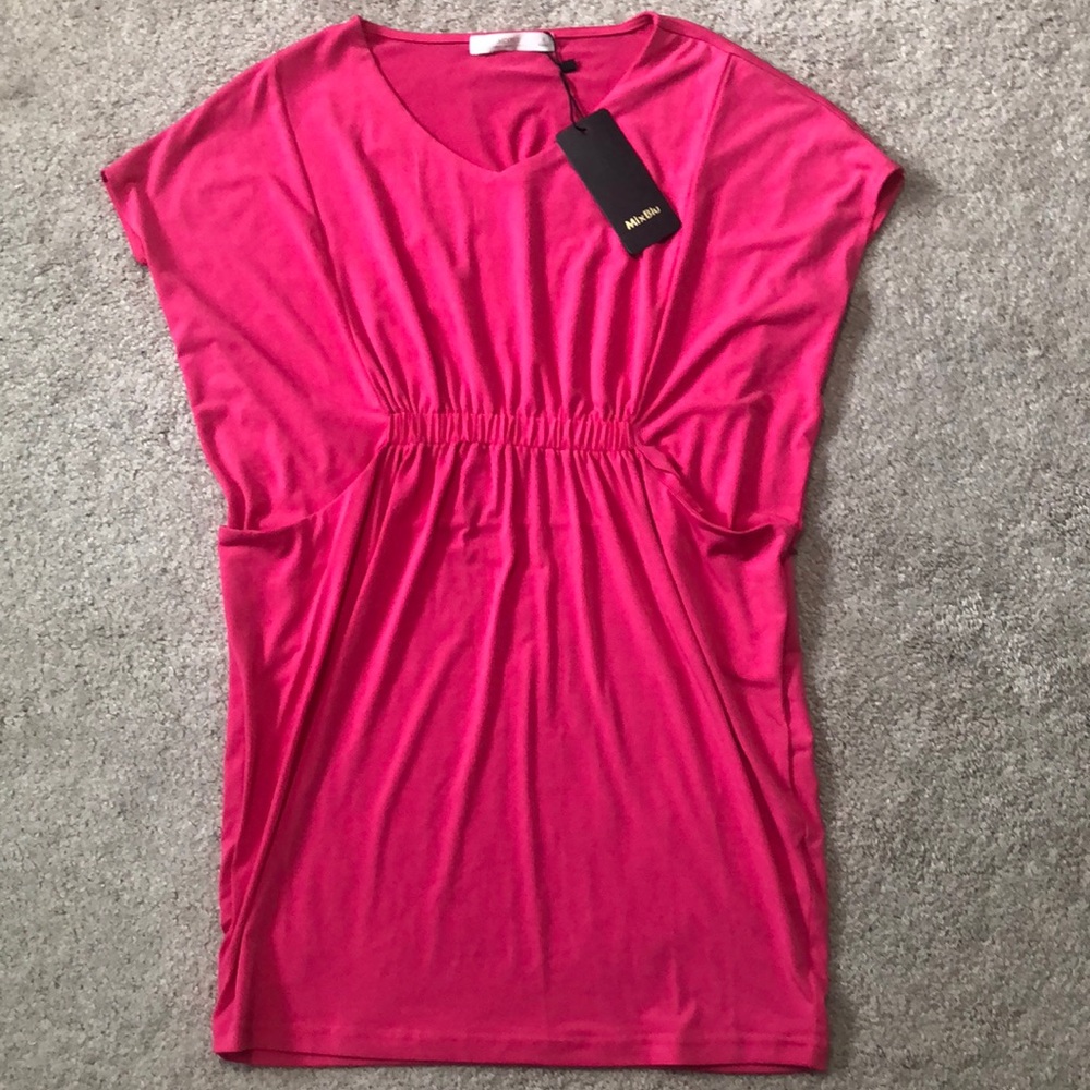 NWT MixBlu Basic Pleated Dress - Size S